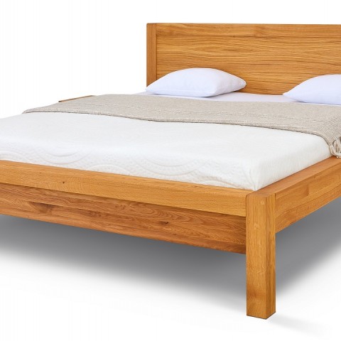 Postel z masivu STONE boční pohled