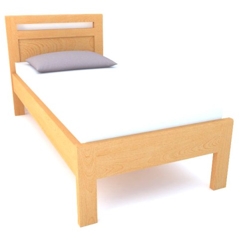 Jednolůžko z masivu Brener