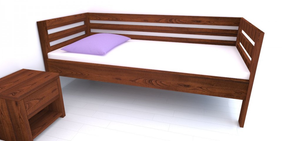 Jednolůžko PAVEL do U