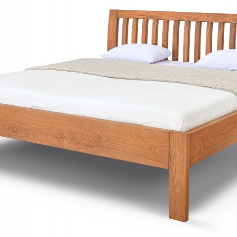 Postel z masivu BELNA Buk boční pohled