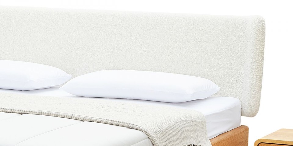 Postel z masivního dubu FORZA BELLE hlavové čelo