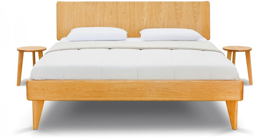 Postel z masivu FORZA čelní pohled