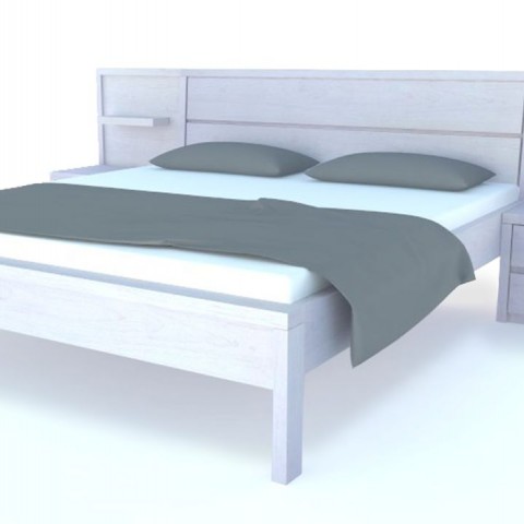 Postel z masivu MARINA včetně nočních stolků