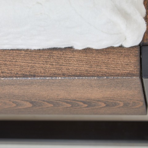 Postel z masivu STELLA detail nožního čela (2)