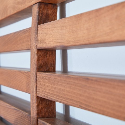 Postel s úložným prostorem GABRIELA detail hlavového čela