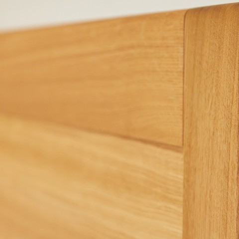 Postel s úložným prostorem ONTARIO detail hlavového čela