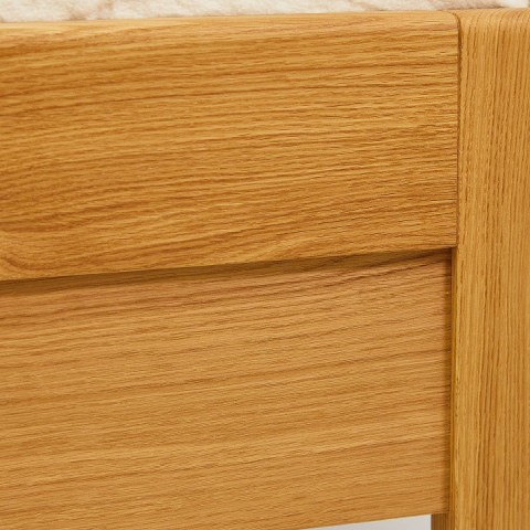 Postel s úložným prostorem ONTARIO detail nožního čela