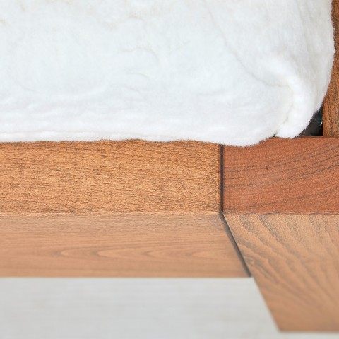 Postel s úložným prostorem BELNA detail nožního čela