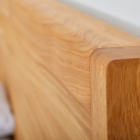 Postel s úložným prostorem STONE detail hlavového čela